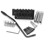 Guitare 52, 5 mm pour chevalet tremolo pour remplacement de guitare electrique strat, noir