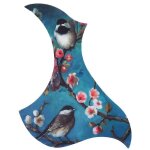 Guitare acoustique pickguard selfadhesive dcoration accessoires d'instrument de musique (plum blossom) ...