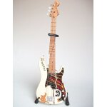 Guitare basse miniature axe heaven fender precision  ; distress ; de paul simonon the clash