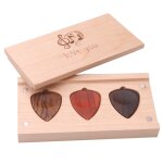 Guitare en bois bote avec 3 pices bois pics guitare support de bote en bois guitare classique triple ...