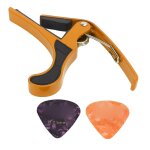 Guitare capo alliage lib�ration rapide guitare electrique capo set avec 2pcs m�diators de guitare pour ...