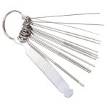Guitare ecrou slotting pont trou de goupille slot file kit tiges de scie lime set