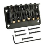 Guitare electrique 6 cordes pont fixe pont de cordes steg cordier 78mm pour remplacement de guitare electrique ...