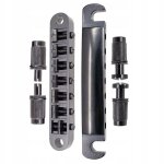 Guitare electrique 7 cordes avec sillet, cordier de chevalet 10, 5 mm, noire Guitare electrique 7 cordes avec sillet, cordier de chevalet 10, 5 mm, noire