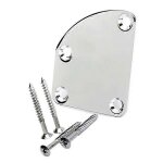 Guitare electrique asym�trique plaque dorsale manche plaque d'articulation et vis de montage chrome