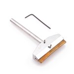 Guitare electrique basse manche touche frette incrustation outil pression fret outils