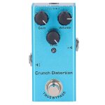 Guitare electrique effet p�dale crunch distorsion mini true bypass alliage d'aluminium dc 9v jdf ?3