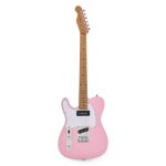 Guitare electrique fazley sunset series tempest 90 pour gaucher - coloris rose shell - instrument de ...