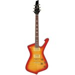Guitare electrique ibanez iceman ic420fm - crs cherry sunburst