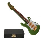 Mod�le de guitare electrique miniature ornement de guitare electrique en alliage durable exquis pour ...