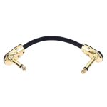 Guitare electrique p�dale d'effet c�ble plat patch alimentation accessoires instrument or 15cm / 5. 9in ...