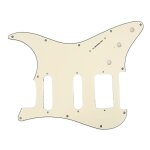 Guitare electrique pickguard pvc plastique garde scratch board plaque avant panneau couverture instrument ...