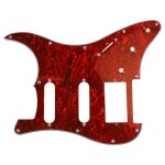 Guitare electrique pickguard pvc plastique garde scratch board plaque frontale panneau couverture instrument ...