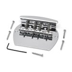 Guitare electrique plaque de traction pb pont de basse 4 cordes semi - circulaire grande basse basse ...
