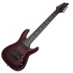 Guitare electrique schecter hellraiser c - 8 black cherry