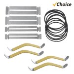 Guitare epandeurs de cordes recouverts de caoutchouc, protection de touche avec elastique, outil pour ...
