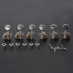 Guitare folk acoustique open tuning peg tuners mcaniques ttes pour pices de rechange