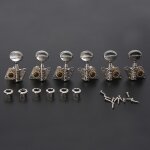 Guitare folk acoustique open tuning peg tuners ttes de machine pour pices de rechange