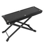 Guitare footstool hauteur r�glable 4 positions anti d�rapant p�dale en caoutchouc haute r�sistance m�tal ...