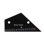 Guitare fret leveling ruler guitare acoustique touche luthiers droit outil string action ruler measuring ... Guitare fret leveling ruler guitare acoustique touche luthiers droit outil string action ruler measuring ...