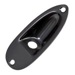 Guitares jack plate socket pour fender strat style guitares electriques chrome noir or 70mm vis trou ... Guitares jack plate socket pour fender strat style guitares electriques chrome noir or 70mm vis trou ...