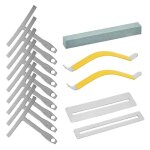 Guitare luthier set comprenant 9 rayons de cordes de guitare ecarteurs de cordes protge - touches protecteur ...