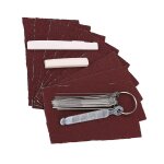 Guitare os chevalet ecrous de selle papier de verre fichiers ensemble diy luthier outil d'entretien