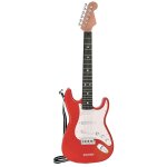 Guitare rock ?lectronique rouge