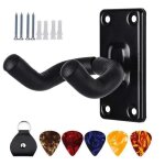 Guitare support mural hanger support d'affichage basse acoustique suspendu crochets stand avec choix