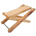 Guitare tabouret bambou portable pliable tabouret pdale instrument de musique jouer repose - pieds