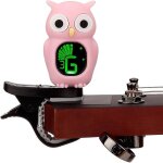 Guitare tuner basse ukul�l� smart tuner, tuner simple cartoon owl, swiff cartoon clip sur acoustic guit ...