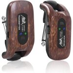 Guyh - systme de guitare sans fil emetteur rcepteur ensemble de 2, 4 ghz de batterie au lithium rechargeable ...