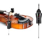 Guyh - uhf violon microphone sans fil pick - up instrument a col de cygne emetteur et rcepteur micro ...