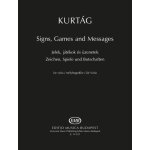 Gyrgy kurtg : zeichen, spiele und botschaften fr viola solo - recueil viola 9790080142219 embz14221 ...