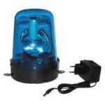 Gyrophare bleu - hauteur 19 cm - 15 w