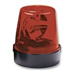 Gyrophare rouge - hauteur 19 cm - 15 w