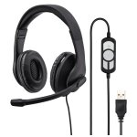 Hama hs - usb300 casque avec fil arceau gaming usb type - a noir