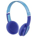 Hama whp - 6017b casque sans fil arceau bluetooth bleu