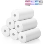Hamiltion - lot de 6 rouleaux de papier d'impression instantane pour appareil photo pour enfants, recharge ...