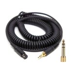 Hamiltion - cble d'extension spiral dj pour casques akg q701 k702 k271 k272 k240 mkii k242 k267 k141 ...