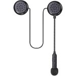 Hamiltion - casque de moto bluetooth sans fil, rsistant a l'eau casque bluetooth de moto avec microphone, ...