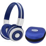 Hamiltion - enfants casque sans fil bluetooth avec micro et limiteur de volume, pliable stro enfant ...