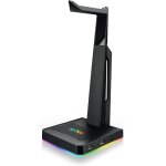 Hamiltion - keeper hs - 131, support pour casque de jeu, led rvb effet breathing, 2 ports usb, adaptabilité ... Hamiltion - keeper hs - 131, support pour casque de jeu, led rvb effet breathing, 2 ports usb, adaptabilité ...