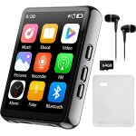 Hamiltion - lecteur mp3 bluetooth 64 go ¿ lecteur de musique numrique portable avec haut - parleur, ...