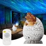 Hamiltion - projecteur de dinosaures, veilleuse dinosaure projecteur ciel etoile, dinosaur egg projecteur ...