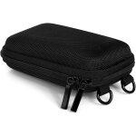 Hardcase pure black s housse sacoche pour appareil photo compact avec bandouli�re et boucle de ceinture ...