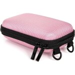 Hardcase pure pink s housse sacoche pour appareil photo compact - bandoulire et boucle de ceinture - ...