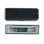 Harmonica 10 trou 20 tune c cl� professionnel standard orgue a bouche avec etui pour enfant d�butant ...