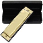 Harmonica 10 trous 20 tunes professional metal diatonic harmonica d�butant