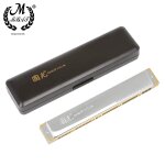 Harmonica 28 trous, ton c, polyphone chromatique, large gamme de musique, instrument a vent, outil de ... Harmonica 28 trous, ton c, polyphone chromatique, large gamme de musique, instrument a vent, outil de ...
